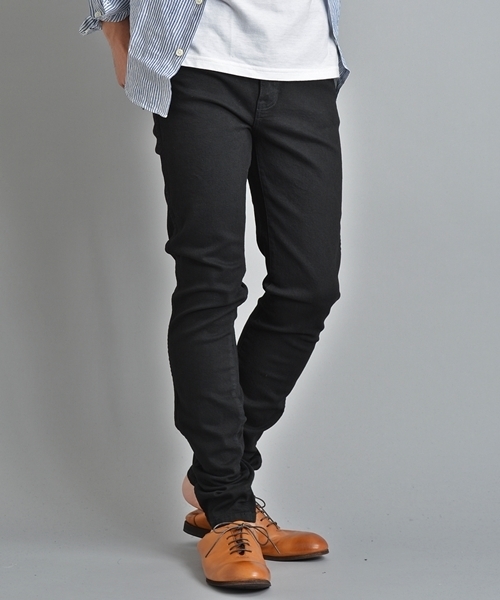 SHIPS JET BLUE(シップスジェットブルー)の「★★Dr DENIM: ゛SNAP゛ スキニーパンツ(その他パンツ・メンズ・オフホワイト/ブラック/ネイビー・34/30/32/28)」の12枚目の写真