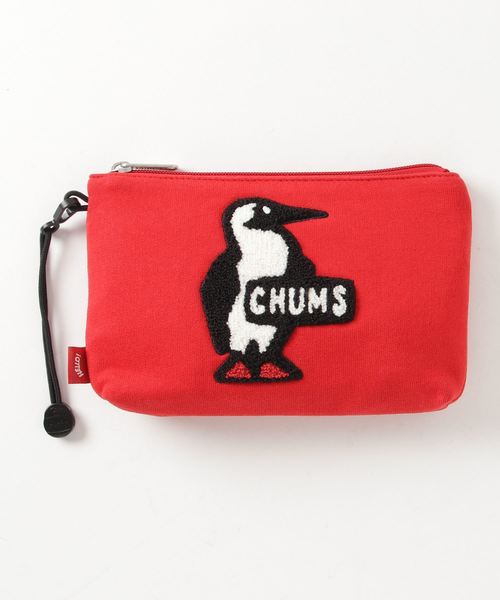 CHUMS(チャムス)の「Medium Pouch Sweat(ポーチ)」|レッド
