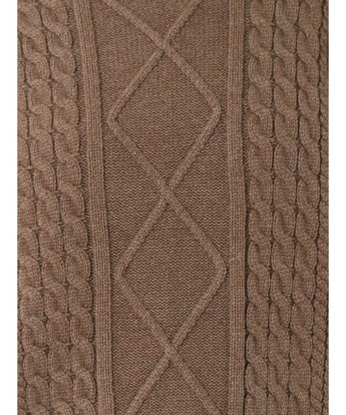 dazzlin(ダズリン)の「ケーブルイレギュラーネックプルオーバー(ニット/セーター・レディース・ブラック/グレー/アイボリー/モカ/グリーン/ベージュ/ブラウン・FREE)」の20枚目の写真