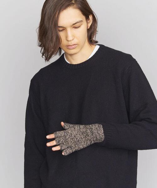 BEAUTY&YOUTH UNITED ARROWS（ビューティーアンドユースユナイテッドアローズ）の「BY スラブ フィンガーレス グローブ（手袋・メンズ・ライトピンク/ブラック/ライトグレー/オレンジ/コバルトブルー・FREE）」の7枚目の写真