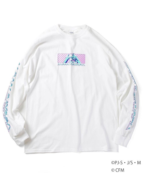 セール 劇場版 新幹線変形ロボ シンカリオン 未来からきた神速のａｌｆａ ｘ 発音ミク B2 ロングスリーブ Tシャツ Tシャツ カットソー Freak S Store フリークスストア のファッション通販 Zozotown