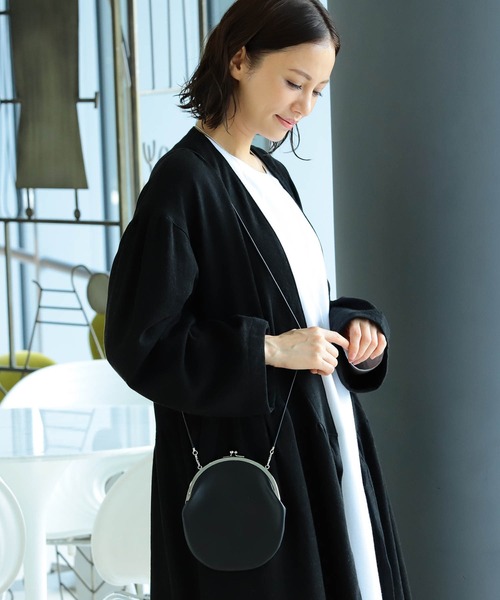 こども ビームス（コドモビームス）の「TEMBEA / GAMA バッグ M（ショルダーバッグ・レディース・ブラック/グレー・ONE SIZE）」の2枚目の写真