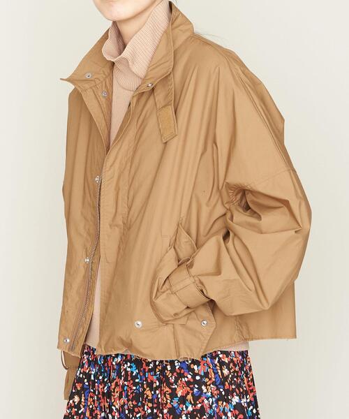 ASTRAET（アストラット）の「＜ASTRAET（アストラット）＞タイプライター ミリタリーブルゾン†（ミリタリージャケット・レディース・ベージュ/オリーブ・FREE）」の2枚目の写真