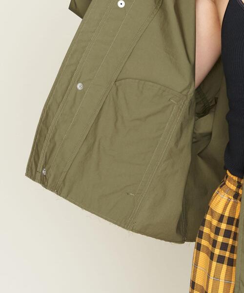 ASTRAET（アストラット）の「＜ASTRAET（アストラット）＞タイプライター ミリタリーブルゾン†（ミリタリージャケット・レディース・ベージュ/オリーブ・FREE）」の8枚目の写真