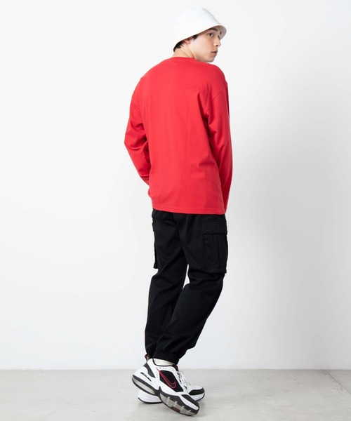 WEGO（ウィゴー）の「WEGO/フォトプリントロンT（Tシャツ/カットソー・メンズ・ホワイト/レッド・MEDIUM/LARGE/SMALL）」の7枚目の写真