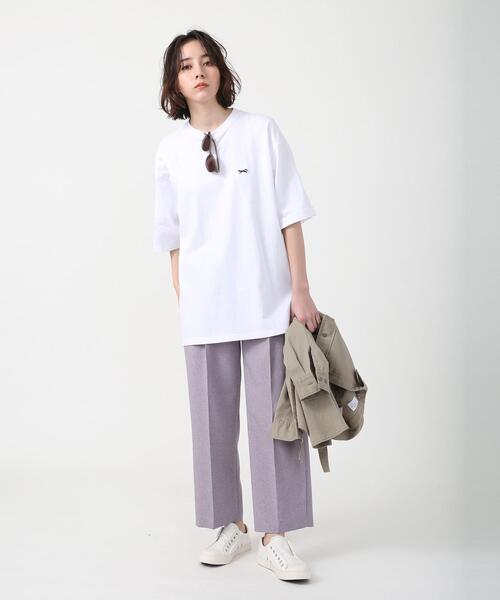 coen（コーエン）の「リネンライクストレートパンツ#（その他パンツ・レディース・ライラック/ナチュラル/ブラウン・LARGE/MEDIUM/SMALL）」の20枚目の写真