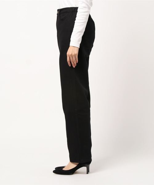 SpRay（スプレイ）の「ステッチストレートパンツ（その他パンツ・レディース・ブラック/アイボリー/オフホワイト・FREE）」の5枚目の写真