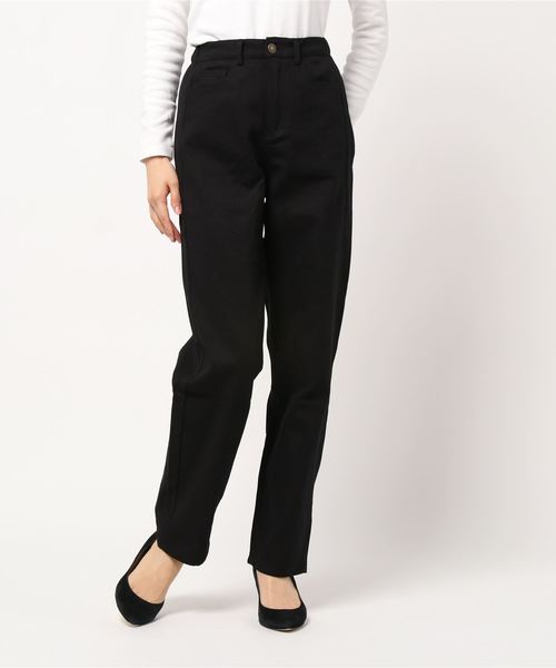 SpRay（スプレイ）の「ステッチストレートパンツ（その他パンツ・レディース・ブラック/アイボリー/オフホワイト・FREE）」の16枚目の写真