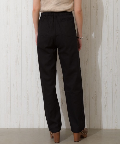 SpRay（スプレイ）の「ステッチストレートパンツ（その他パンツ・レディース・ブラック/アイボリー/オフホワイト・FREE）」の11枚目の写真