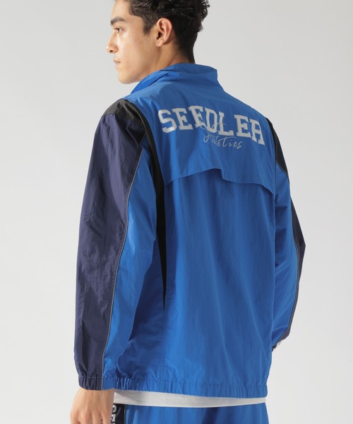 BAYFLOW（ベイフロー）の「[SEEDLER ( シードラー)]パッカブルブルゾン（ブルゾン・メンズ・ピンク/ブルー・MEDIUM/LARGE）」の2枚目の写真