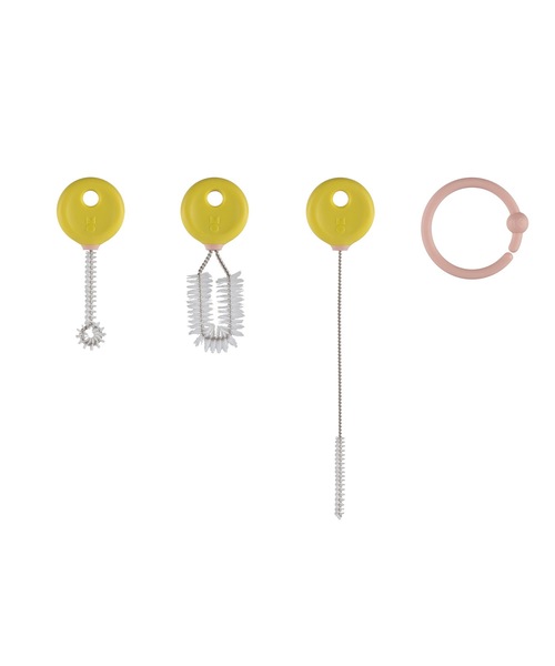 meroware（メロウウェア）の「TEDDY クリーニングブラシセット（マグ/哺乳瓶/お食事グッズ・キッズ・イエロー/ベージュ系その他・FREE）」の5枚目の写真