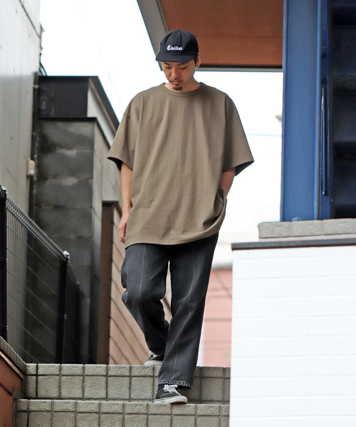 WISM(ウィズム)の「【WEWILL / ウィーウィル】WISM 別注 2.5XL HEAVY T-SH(Tシャツ/カットソー・メンズ・カーキ/ブラック/ホワイト・LARGE/MEDIUM)」の6枚目の写真