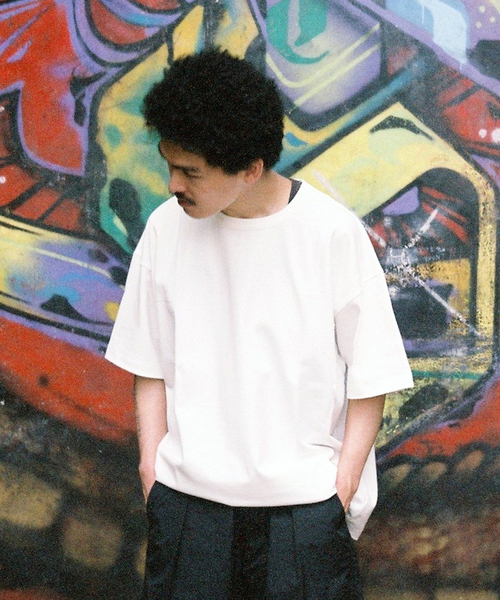 WISM(ウィズム)の「【WEWILL / ウィーウィル】WISM 別注 2.5XL HEAVY T-SH(Tシャツ/カットソー・メンズ・カーキ/ブラック/ホワイト・LARGE/MEDIUM)」の7枚目の写真