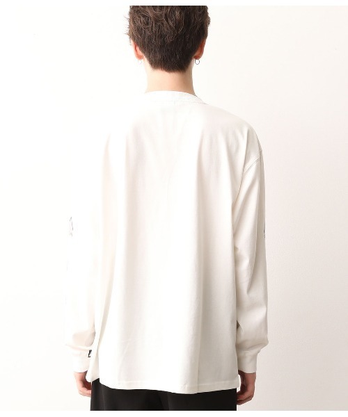 FIRST DOWN（ファーストダウン）の「【FIRST DOWN×JUNRed別注】袖プリント長袖Tシャツ（Tシャツ/カットソー・メンズ・ホワイト/ブラック/ベージュ・M/L）」の16枚目の写真