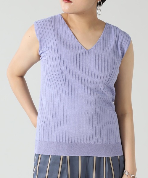 セール Vネックノースリーブニット ニット セーター Rose Bud ローズバッド のファッション通販 Zozotown