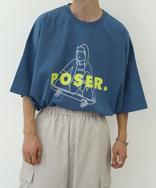 kutir（クティール）の「線画系アソートプリントTシャツ（Tシャツ/カットソー・メンズ・その他/ライトホワイト/ダークブルー/グリーン/ブラック/ホワイト/ブラック系その他3/オフホワイト/ブラック系その他/ブラック系その他2・SMALL/MEDIUM/LARGE）」の10枚目の写真