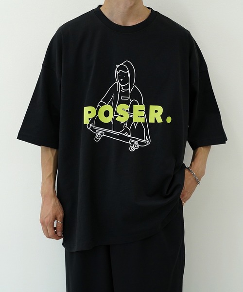 kutir（クティール）の「線画系アソートプリントTシャツ（Tシャツ/カットソー・メンズ・その他/ライトホワイト/ダークブルー/グリーン/ブラック/ホワイト/ブラック系その他3/オフホワイト/ブラック系その他/ブラック系その他2・SMALL/MEDIUM/LARGE）」の7枚目の写真