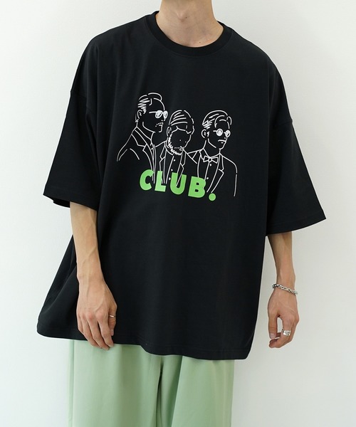 kutir（クティール）の「線画系アソートプリントTシャツ（Tシャツ/カットソー・メンズ・その他/ライトホワイト/ダークブルー/グリーン/ブラック/ホワイト/ブラック系その他3/オフホワイト/ブラック系その他/ブラック系その他2・SMALL/MEDIUM/LARGE）」の8枚目の写真