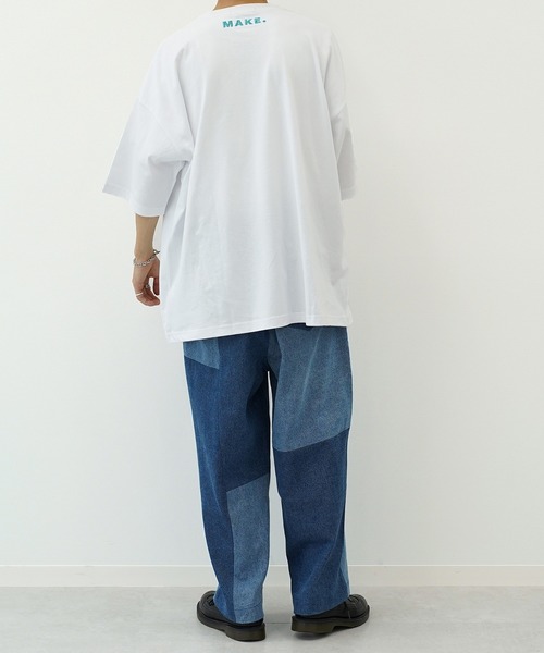 kutir（クティール）の「線画系アソートプリントTシャツ（Tシャツ/カットソー・メンズ・その他/ライトホワイト/ダークブルー/グリーン/ブラック/ホワイト/ブラック系その他3/オフホワイト/ブラック系その他/ブラック系その他2・SMALL/MEDIUM/LARGE）」の13枚目の写真