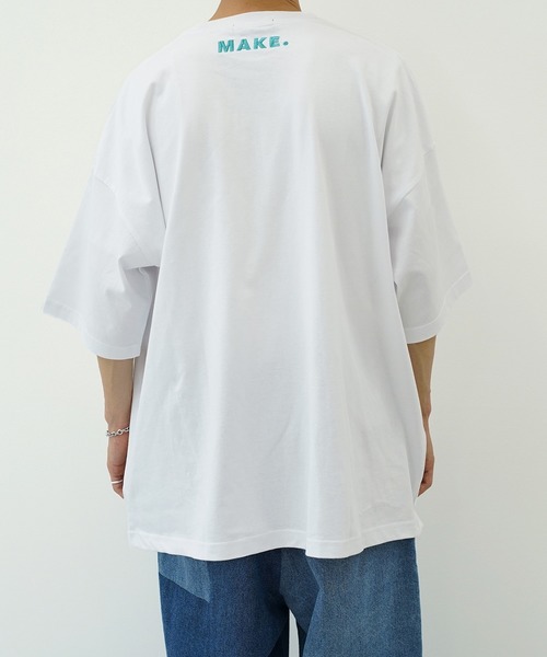 kutir（クティール）の「線画系アソートプリントTシャツ（Tシャツ/カットソー・メンズ・その他/ライトホワイト/ダークブルー/グリーン/ブラック/ホワイト/ブラック系その他3/オフホワイト/ブラック系その他/ブラック系その他2・SMALL/MEDIUM/LARGE）」の16枚目の写真