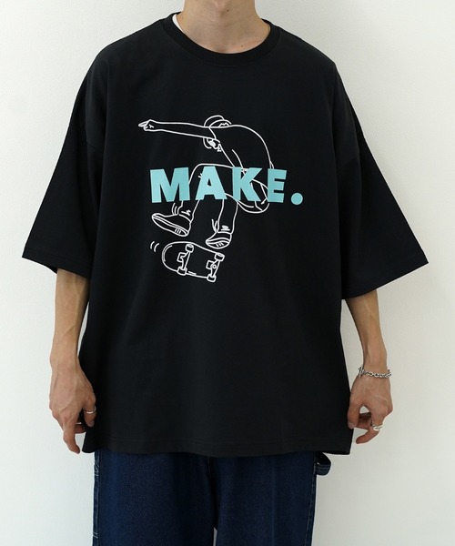 kutir（クティール）の「線画系アソートプリントTシャツ（Tシャツ/カットソー・メンズ・その他/ライトホワイト/ダークブルー/グリーン/ブラック/ホワイト/ブラック系その他3/オフホワイト/ブラック系その他/ブラック系その他2・SMALL/MEDIUM/LARGE）」の22枚目の写真