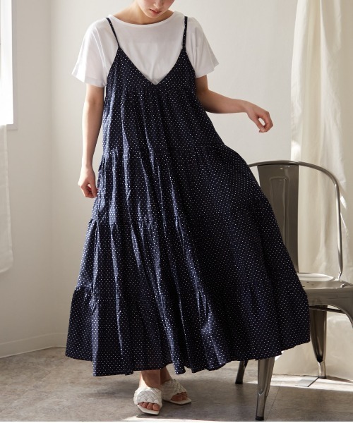 美品IENA✨インド綿ティアードワンピース 美品 イエナ IENA インド綿のティーアードワンピース - メルカリ