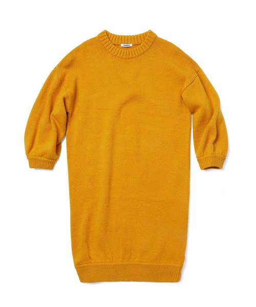 nimiru（ニミル）の「ニットワンピース（ワンピース・レディース・イエロー/オレンジ/グリーン・FREE）」の7枚目の写真