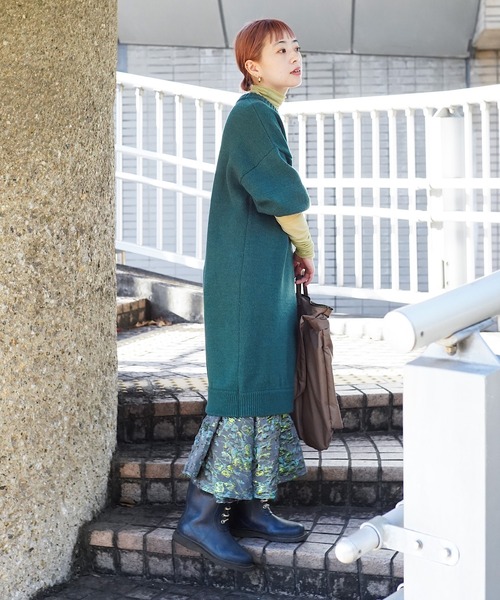 nimiru（ニミル）の「ニットワンピース（ワンピース・レディース・イエロー/オレンジ/グリーン・FREE）」の20枚目の写真