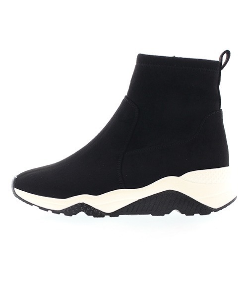 JELLY BEANS（ジェリービーンズ）の「ストレッチスニーカーブーツ(115-28408)JELLY BEANS(ジェリービーンズ)（ブーツ・レディース・ブラック/グレー/グレイッシュベージュ/グリーン・LL/S/M/L）」の6枚目の写真