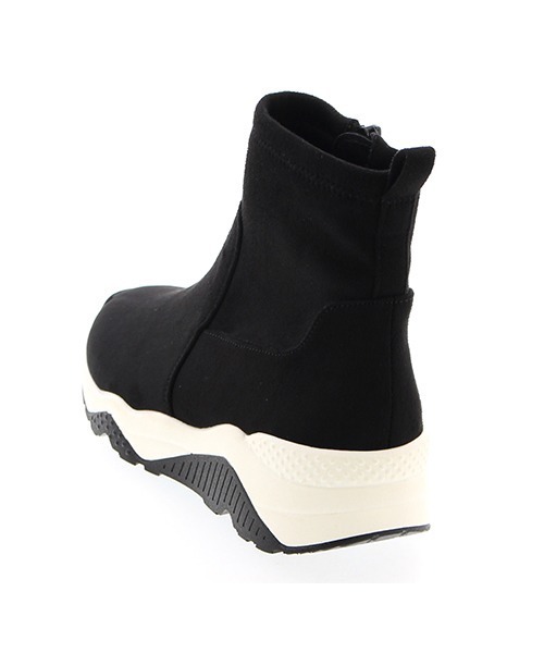 JELLY BEANS（ジェリービーンズ）の「ストレッチスニーカーブーツ(115-28408)JELLY BEANS(ジェリービーンズ)（ブーツ・レディース・ブラック/グレー/グレイッシュベージュ/グリーン・LL/S/M/L）」の5枚目の写真