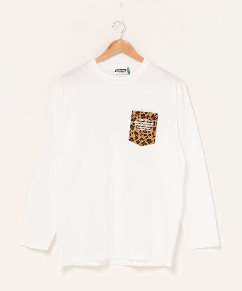 DOUBLE STEAL(ダブルスティール)の「Pocket 長袖Tシャツ(Tシャツ/カットソー・メンズ・ホワイト系その他2/ブラック系その他/ホワイト系その他/ブラック系その他2・LARGE/X-LARGE/MEDIUM)」の2枚目の写真
