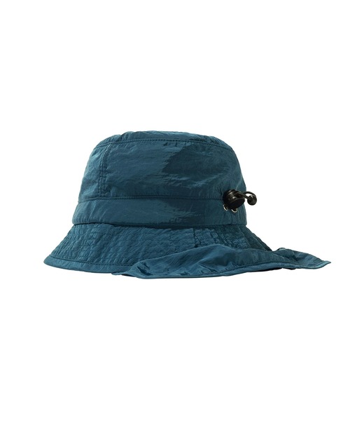 Stussy ブラック バケットハット ゴールドストライプ Stussy ブラック バケットハット ゴールドストライプ