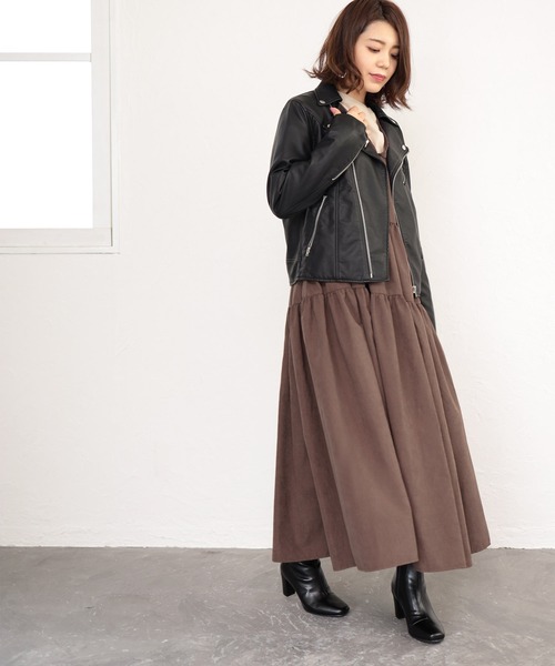 SESTO（セスト）の「ティアード2wayワンピース（ワンピース・レディース・ブラック/モカ/キナリ・M）」の11枚目の写真