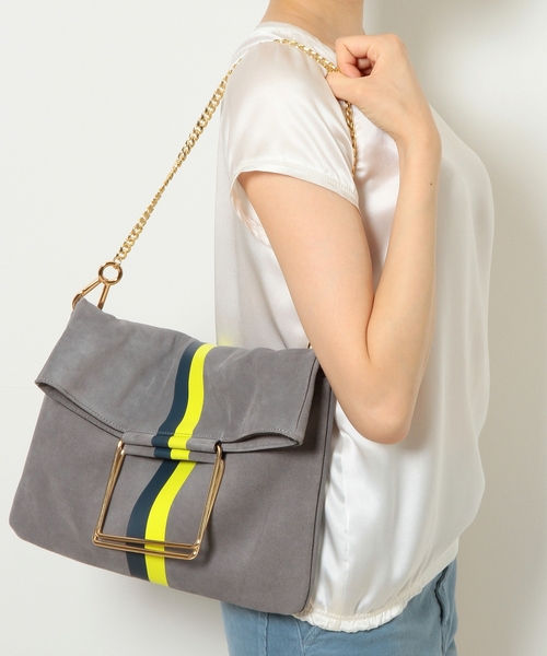 BEAUTY&YOUTH UNITED ARROWS（ビューティーアンドユースユナイテッドアローズ）の「BYSF Hashibami ライン2WAYショルダー ◆（ショルダーバッグ・レディース・ブラック/グレー・フリー）」の10枚目の写真