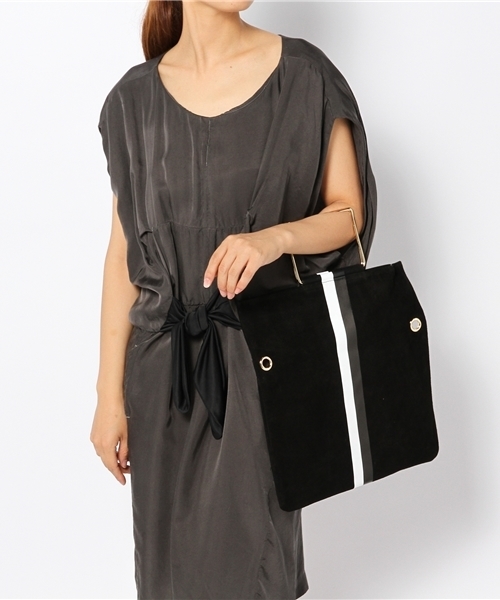 BEAUTY&YOUTH UNITED ARROWS（ビューティーアンドユースユナイテッドアローズ）の「BYSF Hashibami ライン2WAYショルダー ◆（ショルダーバッグ・レディース・ブラック/グレー・フリー）」の8枚目の写真