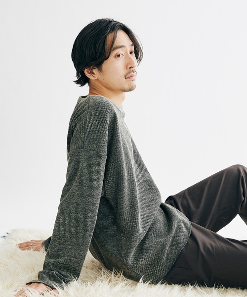 JOURNAL STANDARD(ジャーナルスタンダード)の「ピグメントサーマルL/S(Tシャツ/カットソー・メンズ・カーキ/ホワイト系その他/タン/ブラック系その他・SMALL/LARGE/MEDIUM)」の1枚目の写真