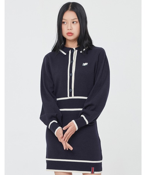 Romantic Crown ロマンティッククラウン Balloon Sleeve Knit Dress 韓国ブランド バルーンスリーブニット ワンピース ドレス ドレス Romantic Crown ロマンティッククラウン のファッション通販 Zozotown