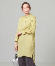 closet story（クローゼットストーリー）の「＜closet story＞Aサテン スリット チュニック（シャツ/ブラウス・レディース）」