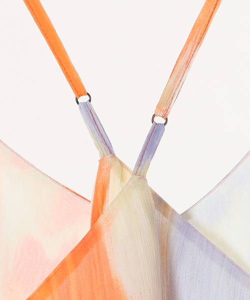 nota（ノータ）の「マーブルptキャミワンピース（ワンピース・レディース・パープル/オレンジ・FREE）」の3枚目の写真