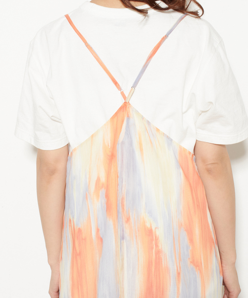 nota（ノータ）の「マーブルptキャミワンピース（ワンピース・レディース・パープル/オレンジ・FREE）」の16枚目の写真