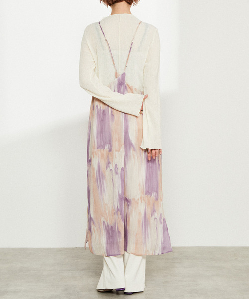 nota（ノータ）の「マーブルptキャミワンピース（ワンピース・レディース・パープル/オレンジ・FREE）」の21枚目の写真