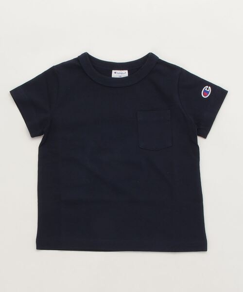 Champion(チャンピオン)の「CHAMPION/チャンピオン キッズ Tシャツ 無地 CK-T303(Tシャツ/カットソー・キッズ・ベージュ/ホワイト/オレンジ/ブラック/ブルー/イエロー/ネイビー/グリーン・130cm/150cm/100cm/120cm/140cm/160cm/110cm)」の1枚目の写真