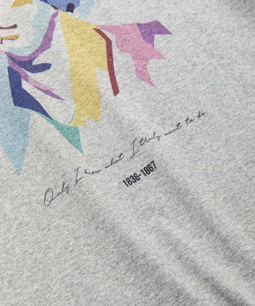 rehacer(レアセル)の「rehacer : Historical Person " Ryouma " Made in Japan / ヒストリカル パーソン Tシャツ メイドインジャパン(Tシャツ/カットソー・メンズ・ホワイト/グレー・SMALL/MEDIUM/LARGE/X-LARGE)」の10枚目の写真