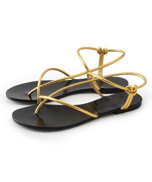 DRESSTERIOR（ドレステリア）の「◆【CLASSY.7月号/BAILA6月号/otonaMUSE5月号掲載】LAOCOONTE(ラオコンテ) サンダル（サンダル・レディース・ゴールド系4・50/80/70/60）」の6枚目の写真