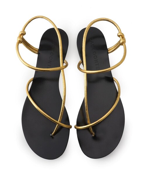 DRESSTERIOR（ドレステリア）の「◆【CLASSY.7月号/BAILA6月号/otonaMUSE5月号掲載】LAOCOONTE(ラオコンテ) サンダル（サンダル・レディース・ゴールド系4・50/80/70/60）」の4枚目の写真