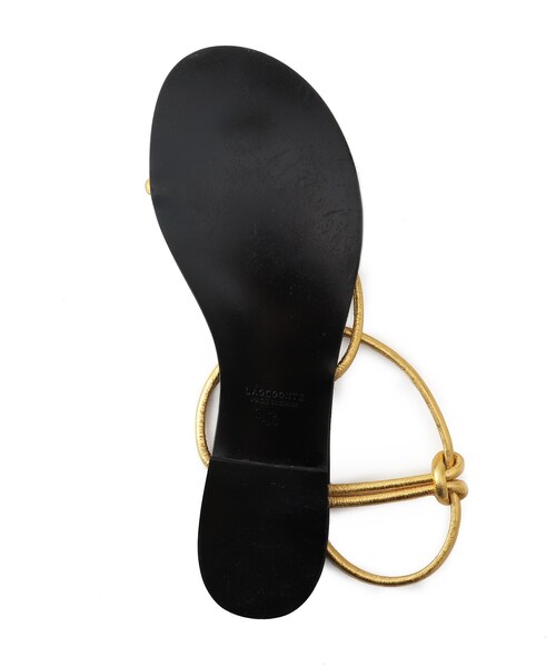 DRESSTERIOR（ドレステリア）の「◆【CLASSY.7月号/BAILA6月号/otonaMUSE5月号掲載】LAOCOONTE(ラオコンテ) サンダル（サンダル・レディース・ゴールド系4・50/80/70/60）」の7枚目の写真