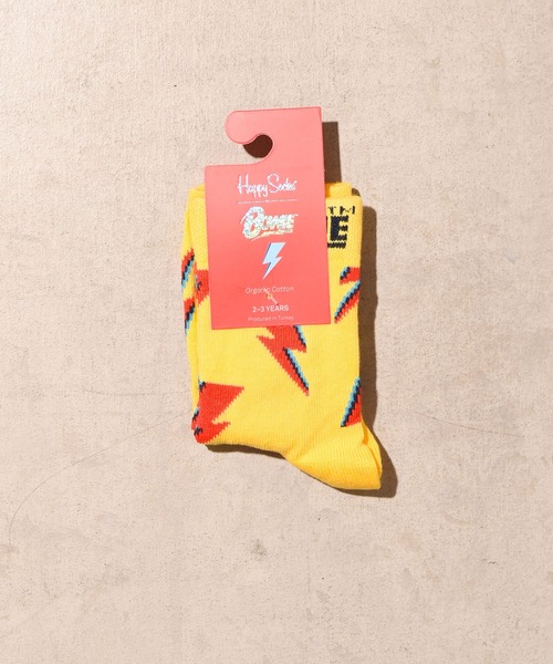 Happy Socks(ハッピーソックス)の「/HAPPY SOCKS/Happy Socks x Dawid Bowie Kids Sock(ソックス/靴下・キッズ・その他1/その他2/その他3/その他4・MEDIUM/X-SMALL/X-LARGE/SMALL/LARGE)」の2枚目の写真