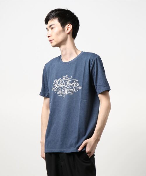 JEANS MATE(ジーンズメイト)の「【ZERO STAIN】ロゴ入りフォトTシャツ 汗染み防止加工 バイカーロゴ/絵画デザイン(Tシャツ/カットソー・メンズ・ライトベージュ/グレー/ホワイト系その他/ホワイト/ライトグリーン/ブラック/グレー系その他/ブルー・X-LARGE/LARGE/MEDIUM)」の8枚目の写真