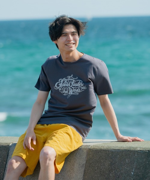 JEANS MATE(ジーンズメイト)の「【ZERO STAIN】ロゴ入りフォトTシャツ 汗染み防止加工 バイカーロゴ/絵画デザイン(Tシャツ/カットソー・メンズ・ライトベージュ/グレー/ホワイト系その他/ホワイト/ライトグリーン/ブラック/グレー系その他/ブルー・X-LARGE/LARGE/MEDIUM)」の13枚目の写真