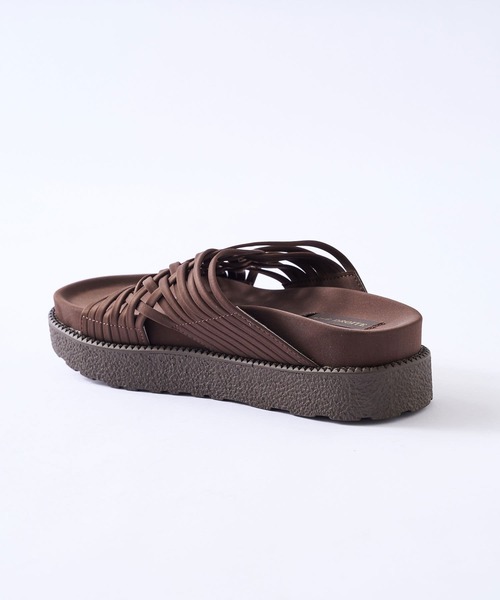 RIVE DROITE（リヴドロワ）の「柔らかな履き心地が魅力　プラットフォームサンダル（サンダル・レディース・ブラック/ベージュ/ブラウン・L/S/M）」の19枚目の写真